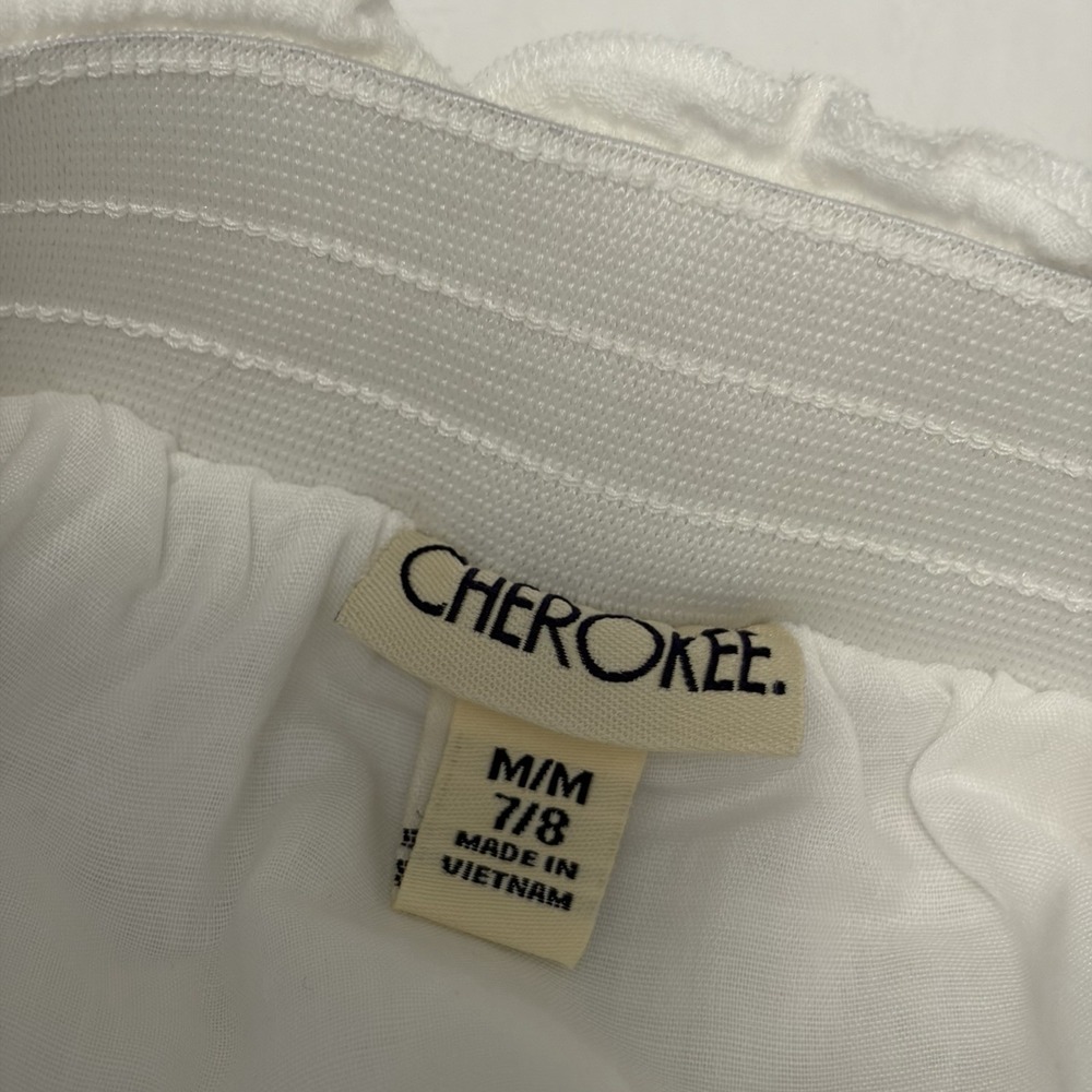 Tiered Cottagecore 100% Cotton Maxi Skirt Girls M Coastal Beach Vacation Capsule - Picture 3 of 8